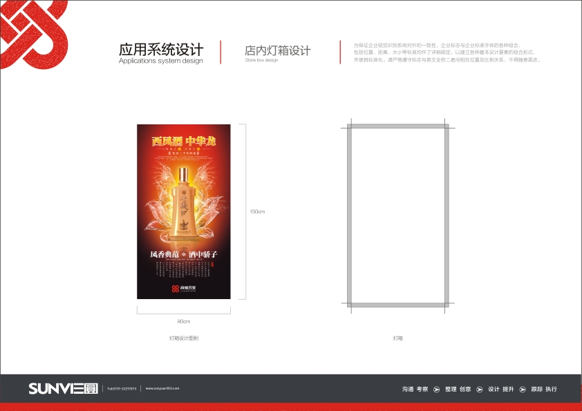 高福喜宴VI-店內燈箱設計